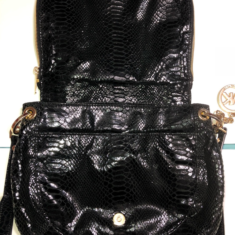 MK Snakeskin Leather purse with (2) straps